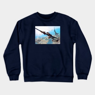 Bf110 vs P38 Crewneck Sweatshirt